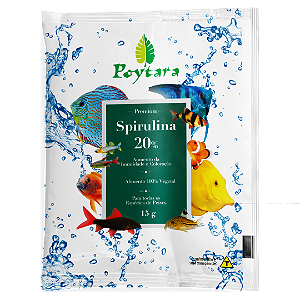 RACAO POYTARA SPIRULINA 20% 15G - SACHE