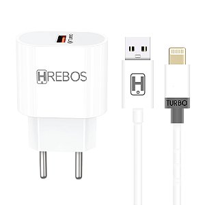 Kit carregador Turbo Para iphone 18w