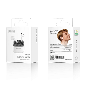 Fone de Ouvido Bluetooth skadipods Premium
