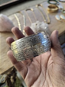 Bracelete indiano aço inoxidável