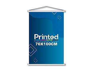 Banner Personalizado Em Lona Com Impressão Digital 70x100cm