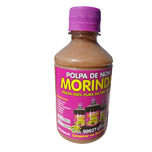 Polpa De Noni 500ml Organico 100% Natural