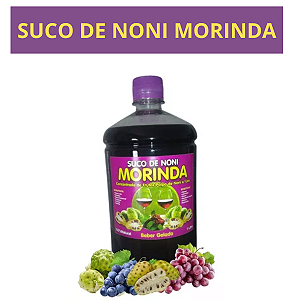 Vitaminas e Suplementos Suco de Noni Orgânico e Natural 1 Litro