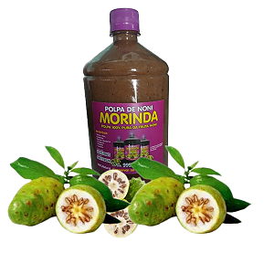 Polpa 100% De Noni Fruta Noni Natural - Pronta Entrega 500ml Orgânica