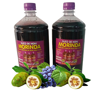 Como Preparar o Noni com Suco de Uva 2 Litros Orgânico e Natural