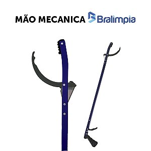 MAO MECANICA BRALIMPIA 75CM AZUL super Pratica