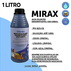 MIRAX DESINF ALTA DILUICAO CRISTAL 1L RENKO