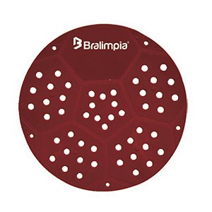 TELA PARA BANHEIRO MICTORIO BRALIMPIA COR VERMELHA  15CM