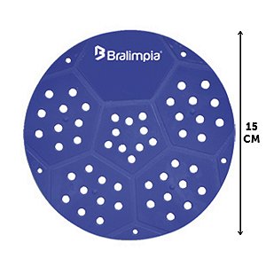 TELA PARA BANHEIRO MICTORIO BRALIMPIA COR AZUL  15CM