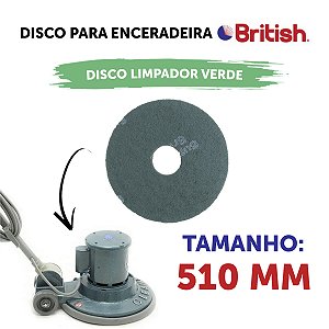 DISCO LIMPADOR VERDE PLUS 510 BRITISH