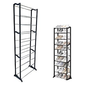 Sapateira Vertical 10 Andares de Prateleira 50cmX16cmX139cm
