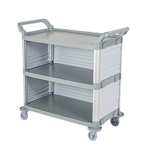 Carrinho Bralimpia Triplex Com Fechamento Lateral Ch3000