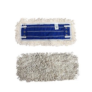 Refil Para Mop Plano Algodão Esfregão Limpeza Úmida Piso