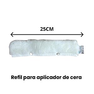 Luva Para Aplicador De Cera Bralimpia 25 Cm Uso Profissional