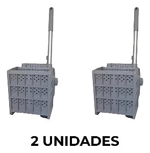 2 Espremedor Para Mop Doblo 20 Litros Ou 30 Flex Bralimpia