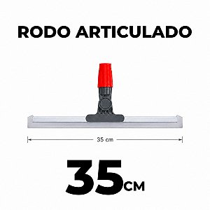 RODO ARTICULADO DE SILICONE SEM CABO 35CM SUPERPRO BETTANIN