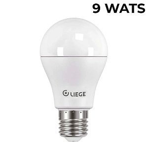 LAMPADA LED 9W E27 6500K Branca Bivolt Liege