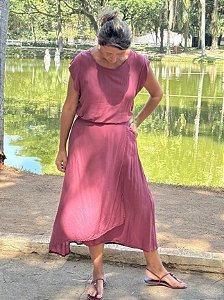 Vestido Diva MC Merlot