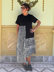 Vestido Francisca P&B