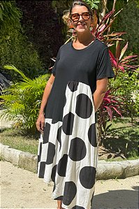 Vestido Francisca maxi Poá