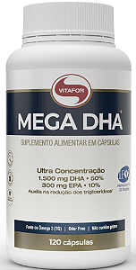 MEGA DHA 120 CAPSULAS VITAFOR