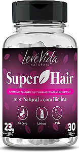 SUPER HAIR 30CAPS LEVE VIDA