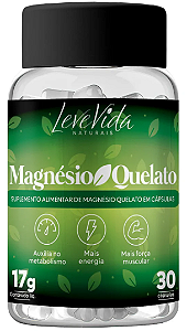 MAGNESIO QUELATO 30CAPS LEVE VIDA