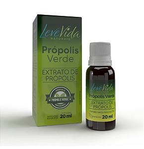 PROPOLIS VERDE EXTRATO DE PROPOLIS 20ML LEVE VIDA NATURAIS