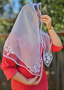 Véu CCB de Luxo Lara + Porta Véu de Brinde