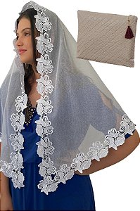 Véu CCB Rosalinda de Algodão + Porta Véu