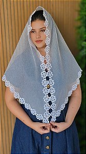 Véu CCB Joana de algodão + Porta Véu