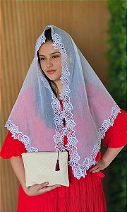 Véu CCB Isabel de Algodão + Porta Véu