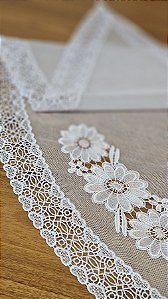 Véu CCB Flor de Corações + Porta Véu
