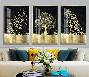 Quadro Black and Gold