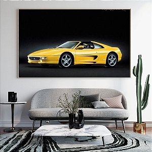 Quadro Ferrari F355 Amarelo