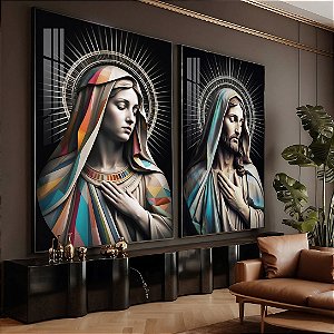 Quadro Jesus e Maria