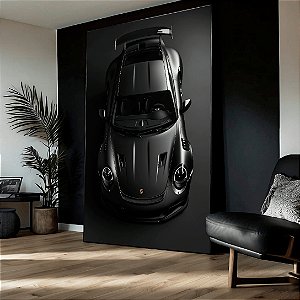 Quadro 911 Elegância em Preto Fosco