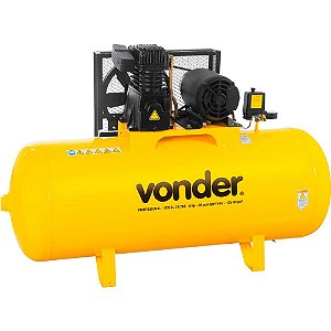 Compressor de ar VDCSL 20/200 5,0 cv trifásico 220V 380V VONDER