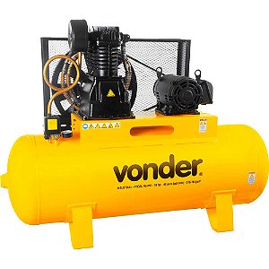 Compressor de ar VDCSL 40/250 10,0 cv trifásico 220V 380V VONDER