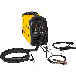 Inversor para solda com eletrodo e TIG 200 A RIV 206 AC/DC com alimentação 85V - 265V automático monofásico VONDER