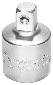 Adaptador em Aço Cromo Vanádio - Encaixe 3/4" F x 1" M Tramontina PRO