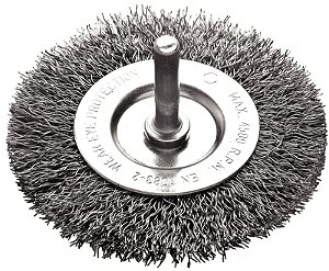 Escova Circular Arame Ondulado com Haste 2x1/4'' Tramontina PRO