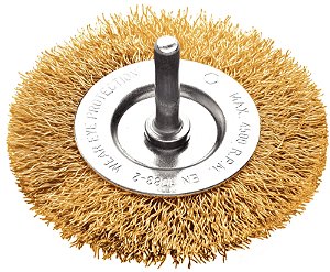 Escova Circular Arame Ondulado com Haste 2x1/4'' Tramontina PRO