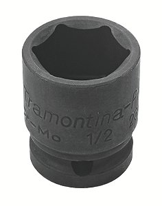 Soquete de Impacto Sextavado em Aço Cromo Molibdênio 25 mm - Encaixe 1/2'' Tramontina PRO