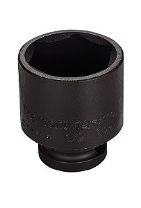 Soquete de Impacto Sextavado em Aço Cromo Molibdênio 32 mm - Encaixe 1/2'' Tramontina PRO