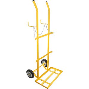 Carrinho para transporte de cilindro de oxigênio e acetileno para 2 cilindrosg VONDER