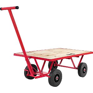Carrinho plataforma de compensado 250 kgf desmontado NOVE54