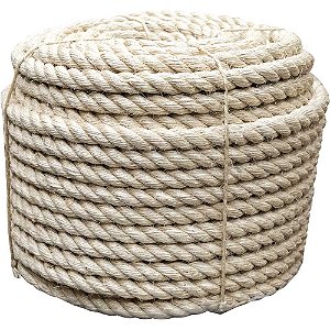 Corda de sisal 36mm x 110m 3 pernas VONDER