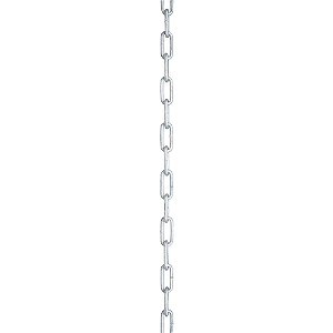 Corrente zincada com elo longo 3,2mm - 1/8" balde com 25kg VONDER