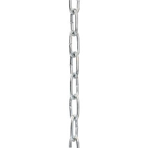 Corrente zincada com elo longo 8,0mm - 5/16" balde com 25kg VONDER